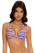 Luli Fama Playtime TRIANGLE HALTER TOP